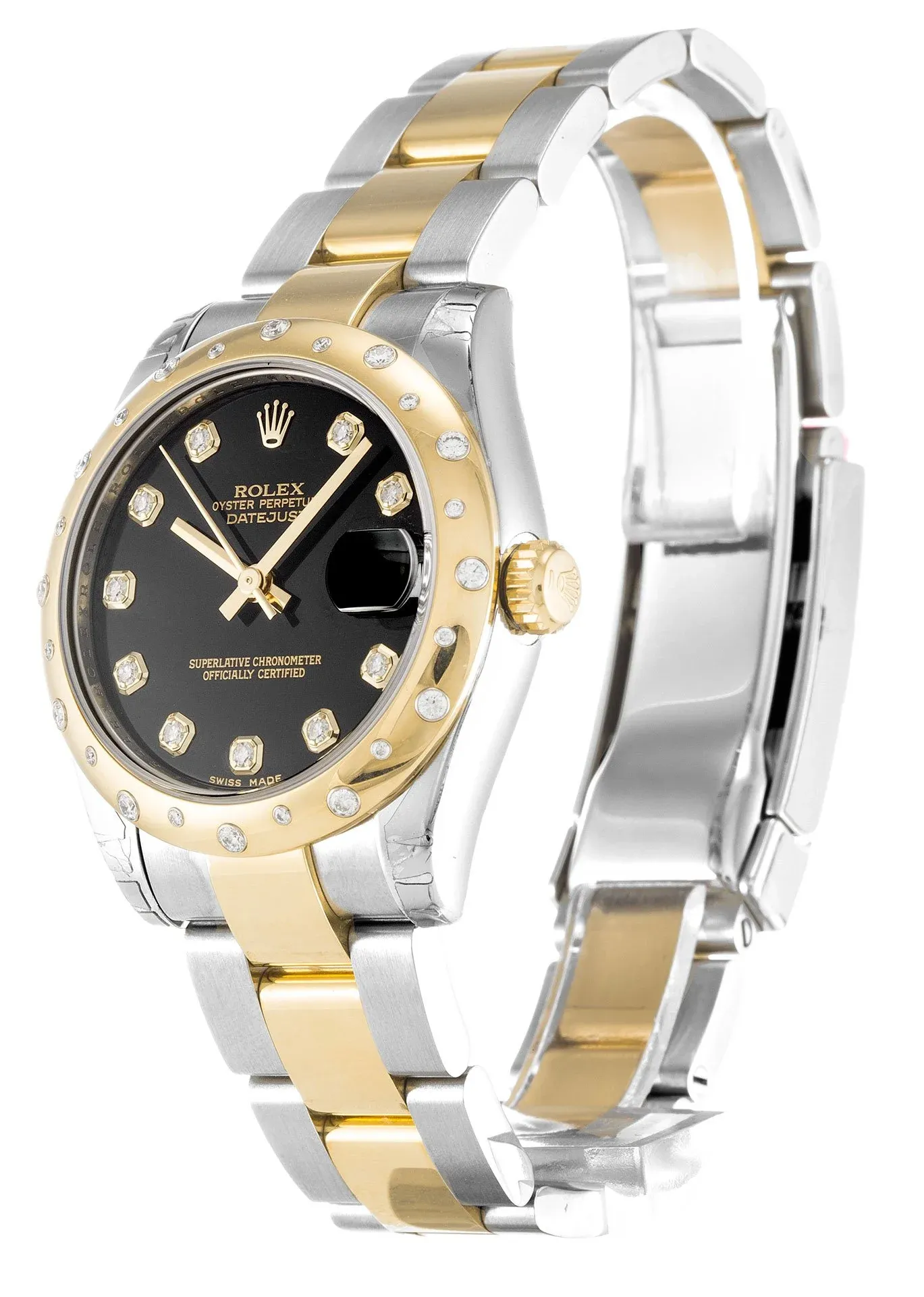 Rolex Datejust Mid-Size 31mm Black Dial 178343
