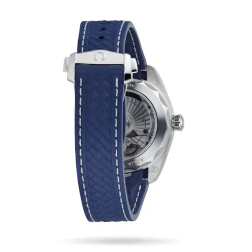 Omega Seamaster Aqua Terra Men Automatic Blue Rubber Watch O22012382003001