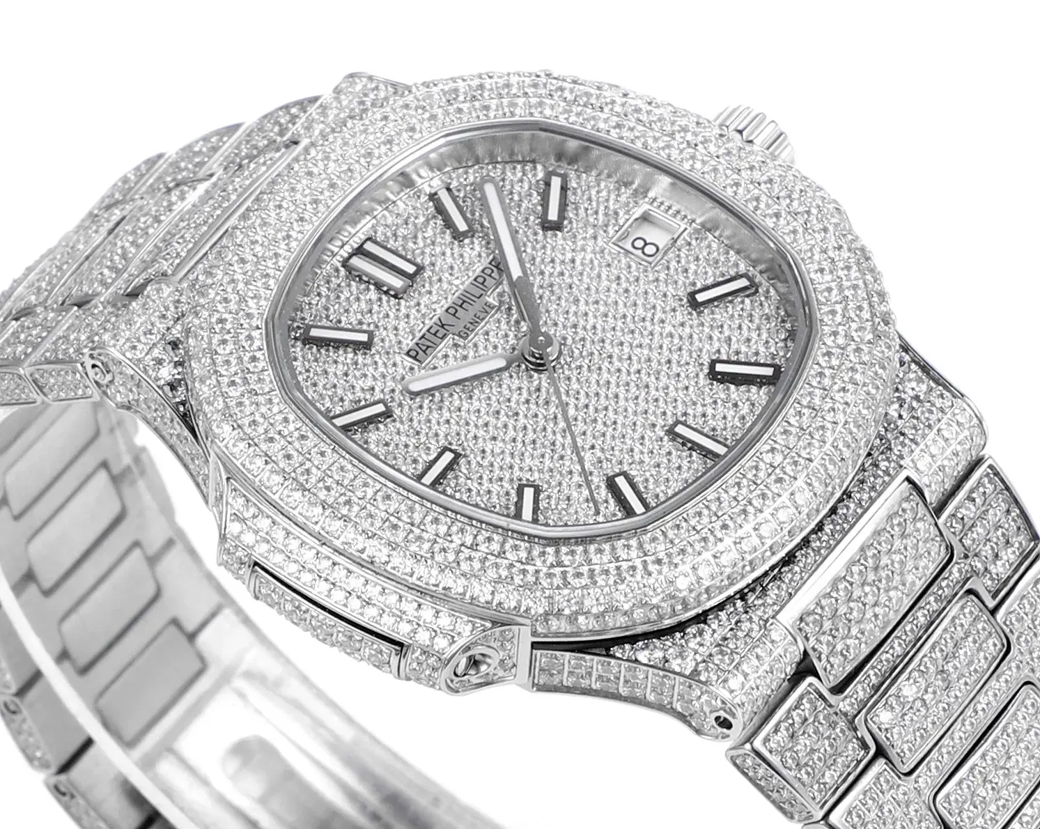 Patek Philippe Nautilus Full Star Platinum Watch