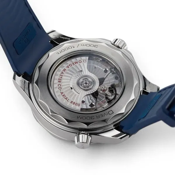 Omega Seamaster Men Automatic Blue Rubber Watch O21032422003001