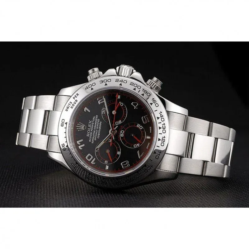 Superclone Rolex Daytona 39mm Black Dial 80296