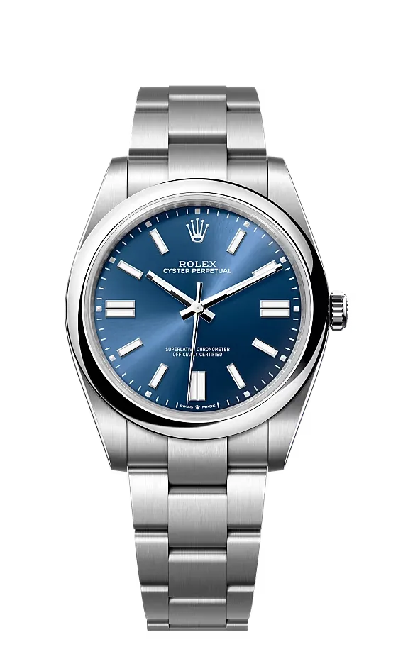 Rolex Oyster Perpetual 41mm Blue Dial 124300