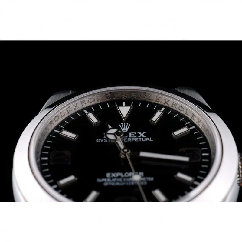 Superclone Rolex Explorer 39mm Black Dial 42002