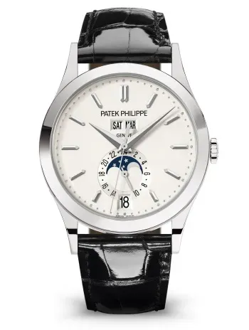 Patek Philippe Complications White Gold Silver Dial Watch 5396G-011