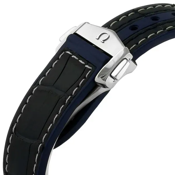 Omega Planet Ocean Men Automatic Blue Leather Watch O21533402003001