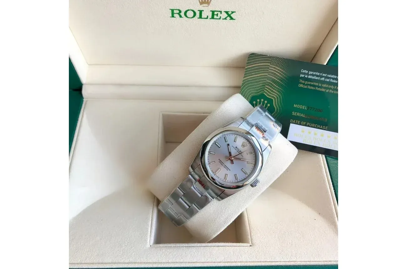 Couple Watches Rolex Oyster Perpetual 31/41mm SS/SS Sliver/Stk