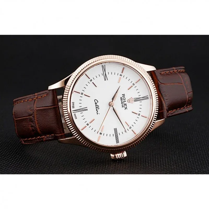 Superclone Rolex Cellini 39mm White Dial 622655