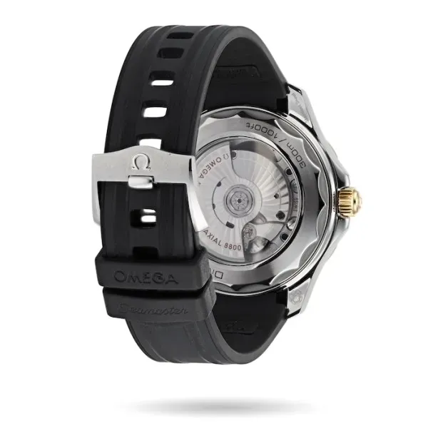 Omega Seamaster Men Automatic Black Rubber Watch O21022422001001