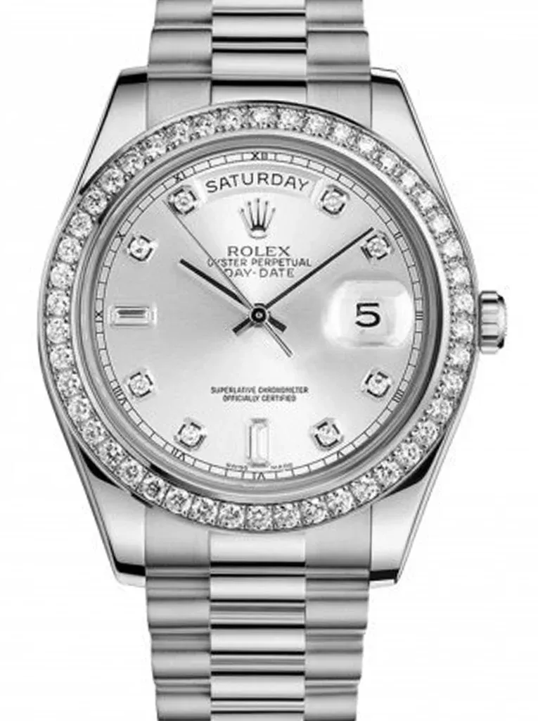 Rolex Day-Date 36mm Silver Dial 118346