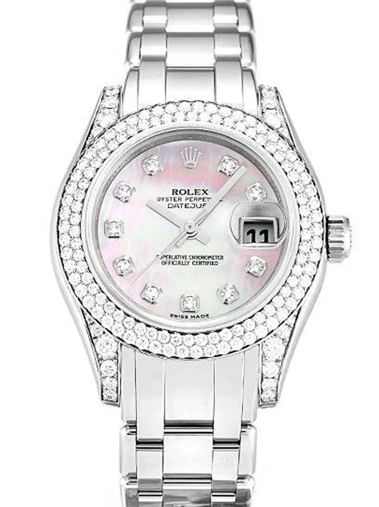 Rolex Pearlmaster 36mm Mother of Pearl   Pink Dial 80359
