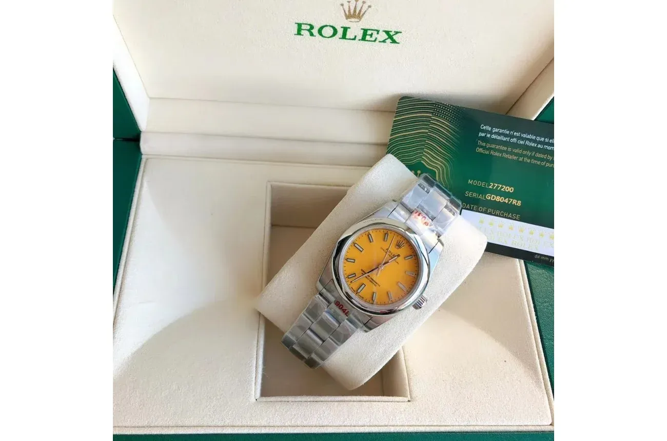 Couple Watches Rolex Oyster Perpetual 31/41mm SS/SS Yellow/Stk