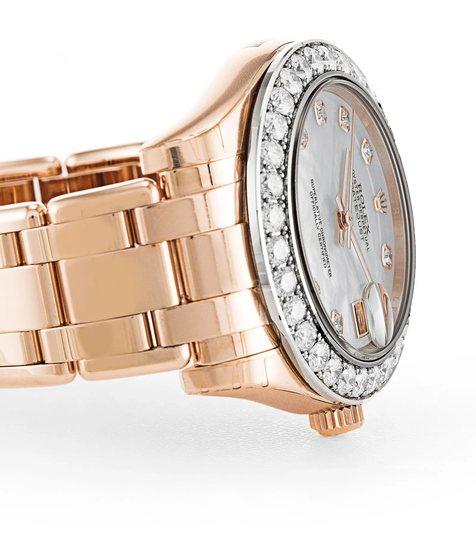 Rolex Pearlmaster 34mm Mother of Pearl Dial 81285