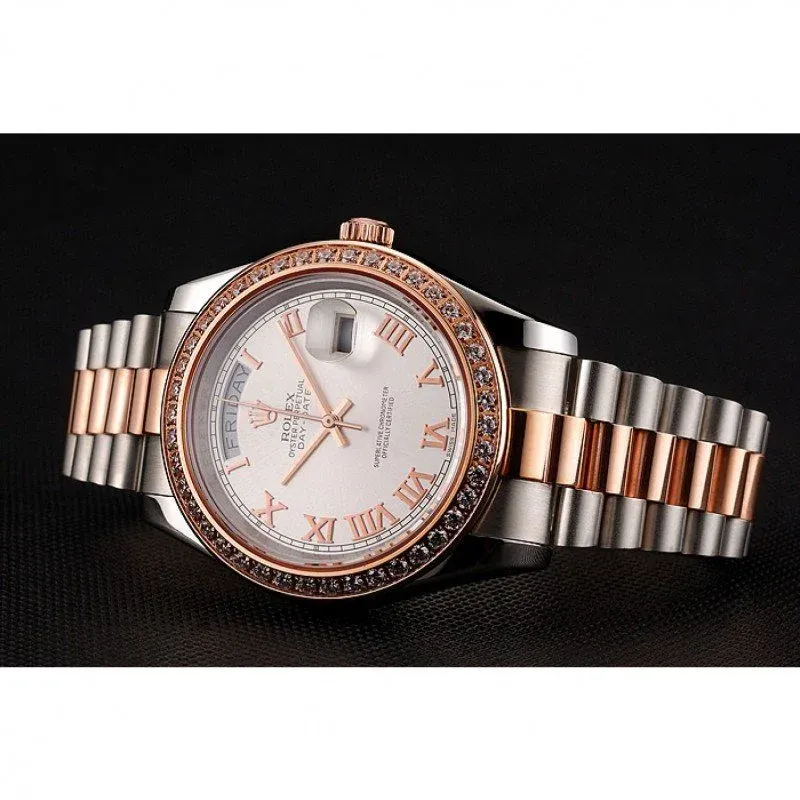 Superclone Rolex Day-Date 40mm White Dial 1454108