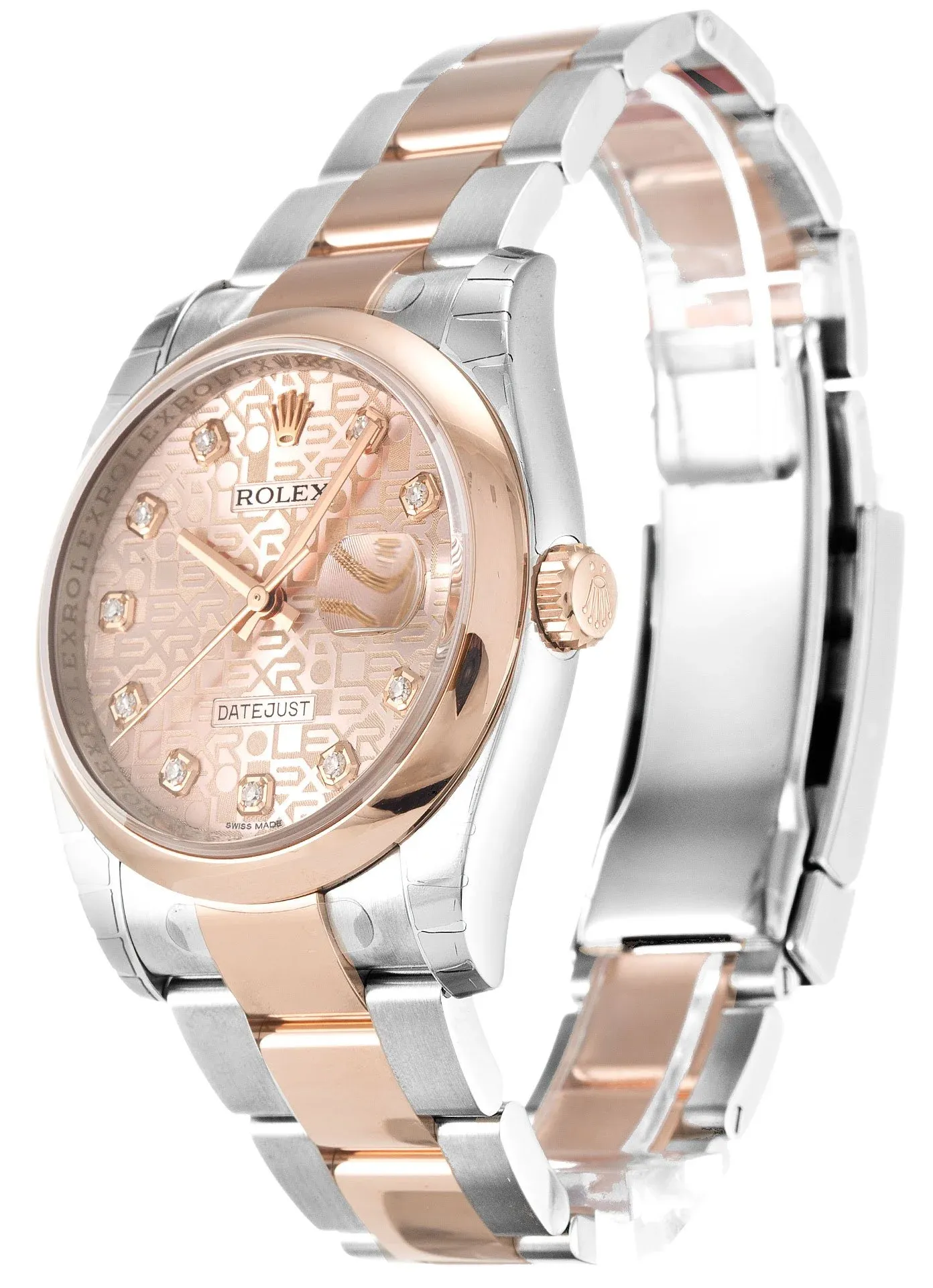 Rolex Datejust 36mm Rose Dial 116201