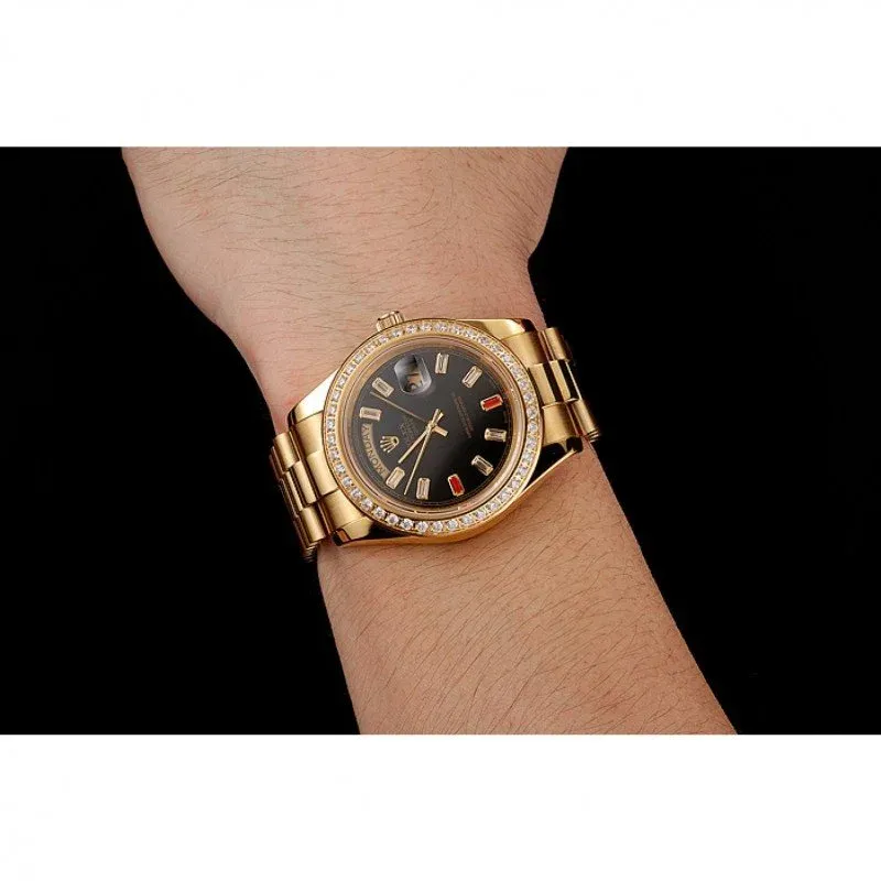Superclone Rolex Day-Date 36mm Black Dial 1454101