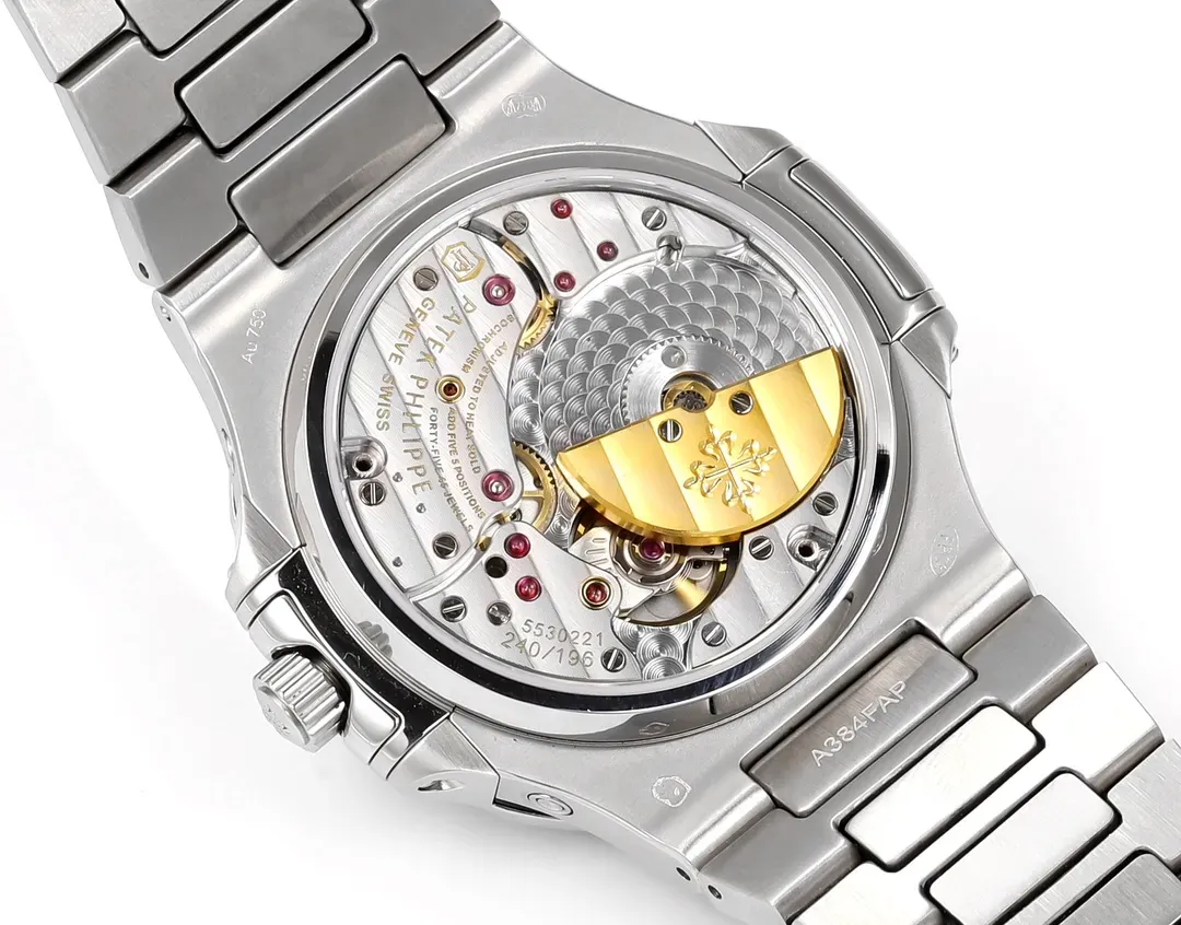 Patek Philippe Silver Nautilus Watch
