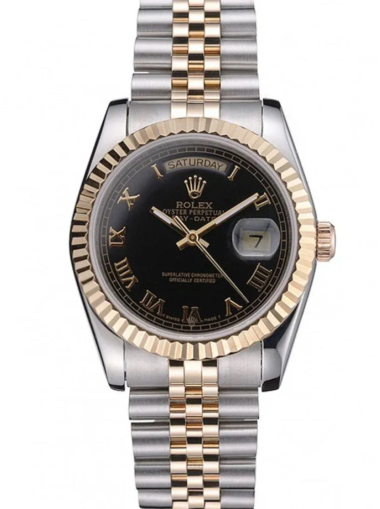Superclone Rolex Day-Date 36mm Black Dial SRL78