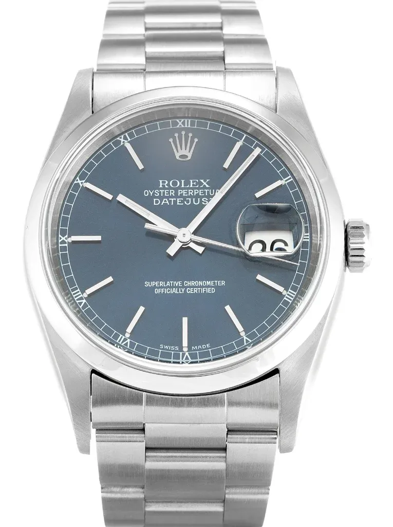 Rolex Datejust 36mm Blue Dial 16200