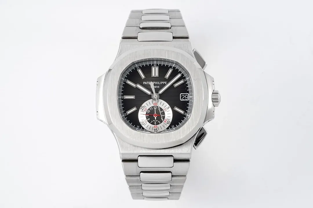 Patek Philippe 5980 Silver Black Watch