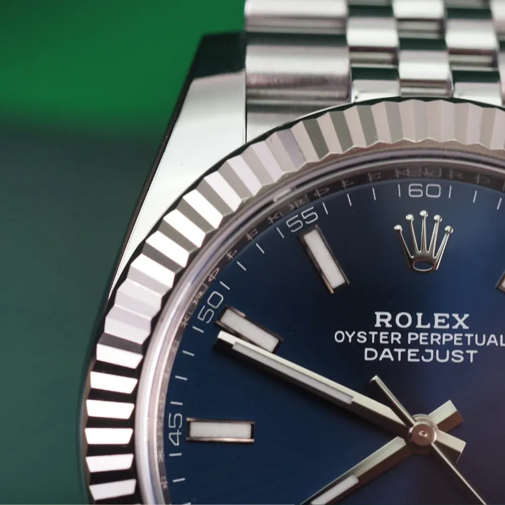 Rolex Datejust 41mm Blue Dial 126334 Jubilee