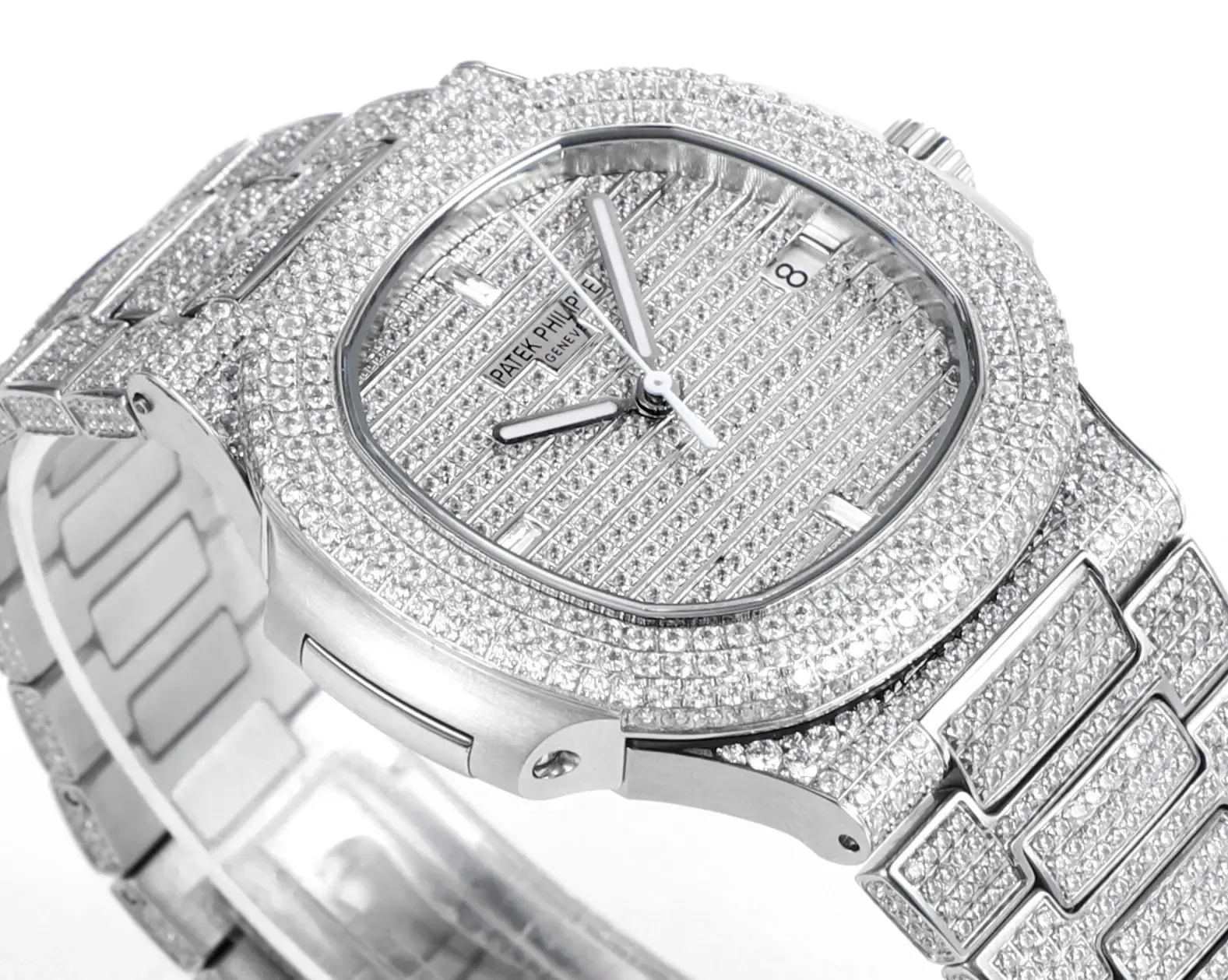 Patek Philippe Nautilus Full Star Watch, Platinum