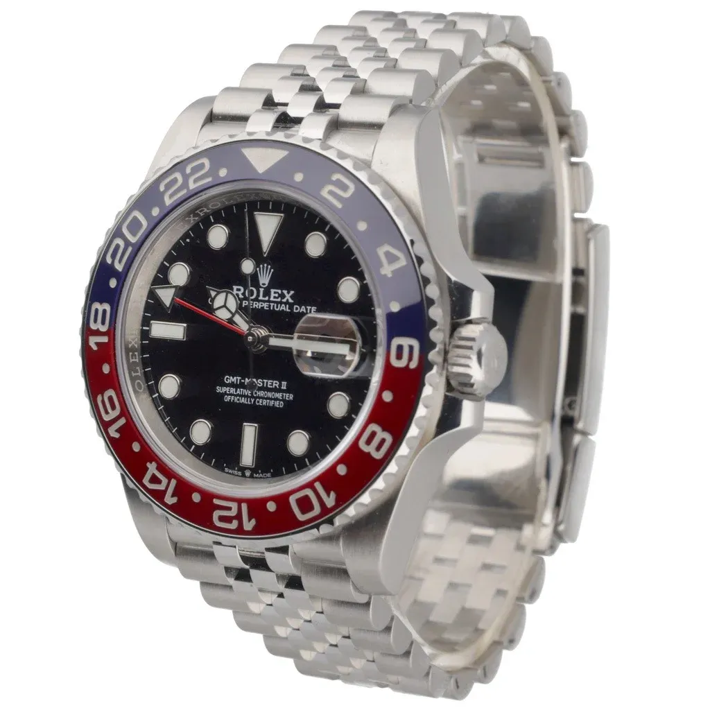 Rolex GMT-Master II 40mm 126710BLRO  Pepsi  Jubilee
