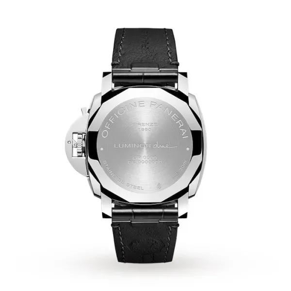 Panerai Luminor Due Men Automatic Ivory Alligator Watch PAM01249