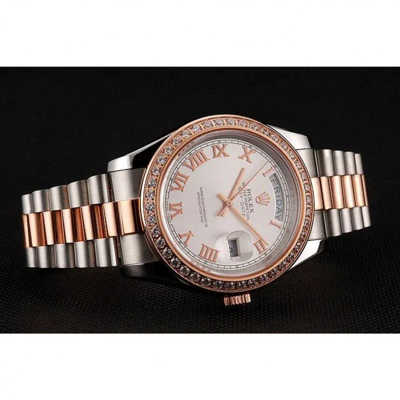 Superclone Rolex Day-Date 40mm White Dial 1454108