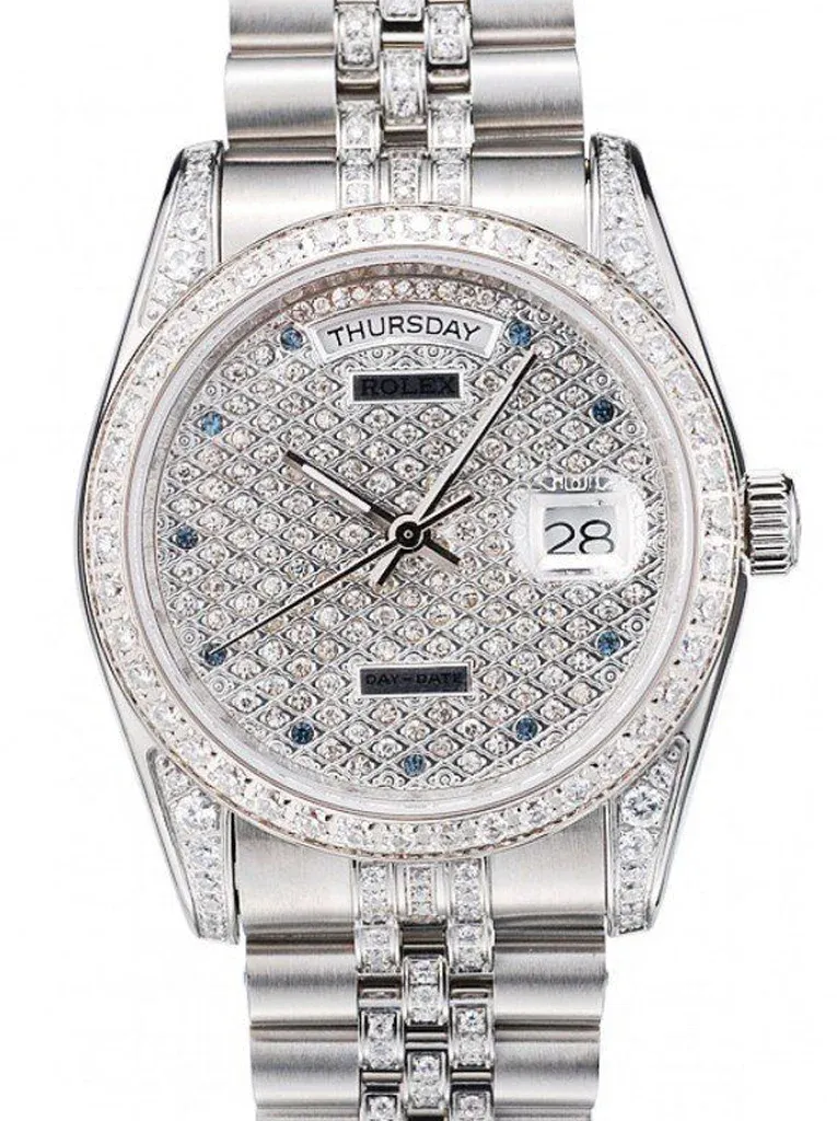 Rolex Day-Date 36mm Diamond Dial 41985