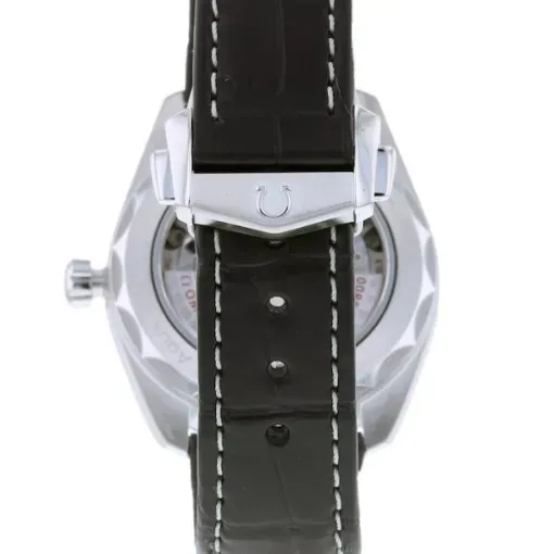 Omega Seamaster Aqua Terra Men Automatic Black Leather Watch O22013382001001
