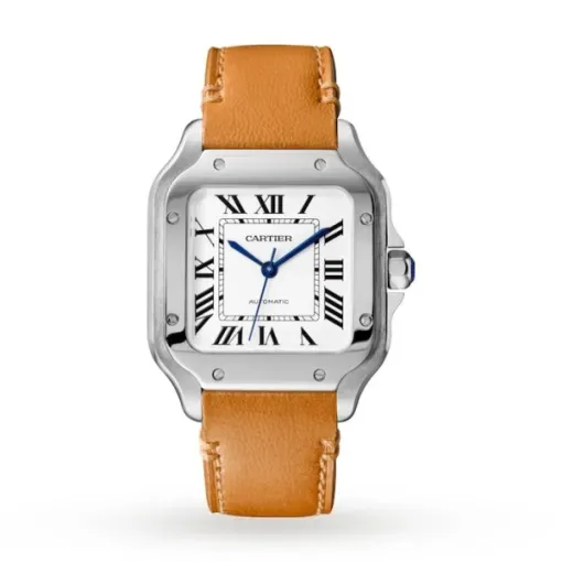 Cartier Santos de Cartier Men Automatic Silver Stainless Steel Watch WSSA0029