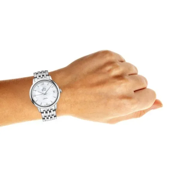 Omega De Ville Women Automatic Mother of Pearl Stainless Steel Watch O42410332005001