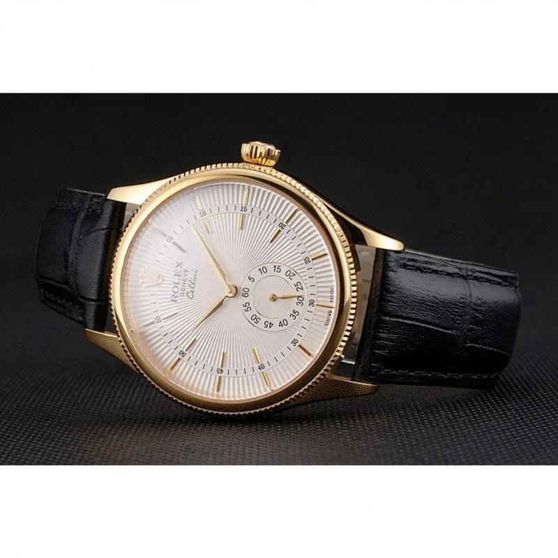 Superclone Rolex Cellini 38mm White Dial REP016810