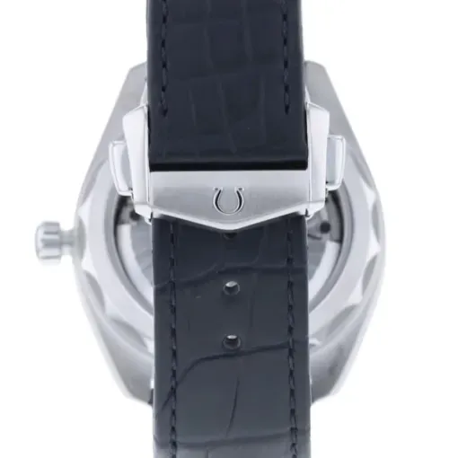 Omega Seamaster Aqua Terra Men Automatic Blue Leather Watch O22013412103001
