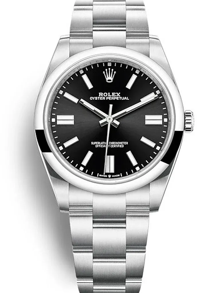 Rolex Oyster Perpetual Lady 34mm Black Dial 124200