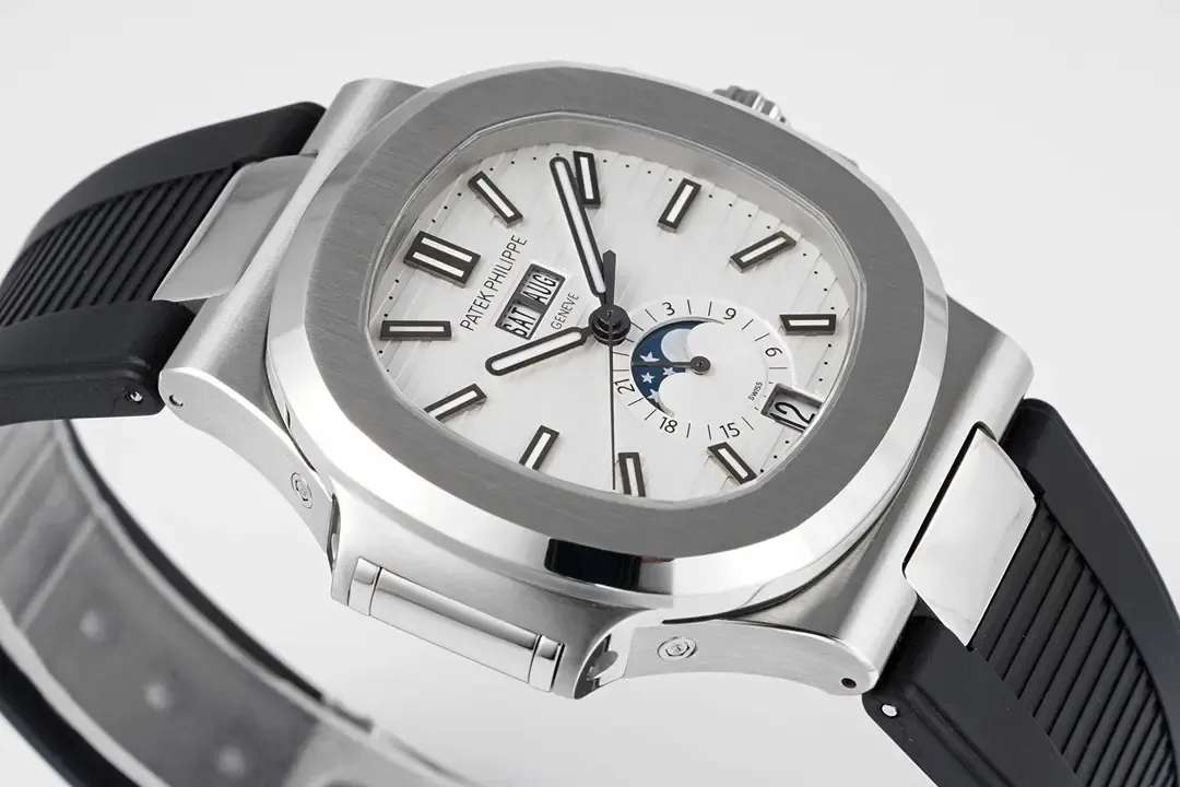 Patek Philippe Blue Nautilus Rubber Watch