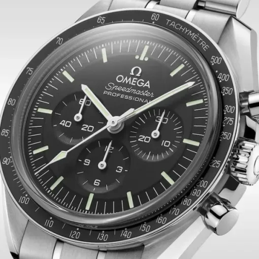 Omega Speedmaster Men Automatic Black Stainless Steel Watch O31030425001002
