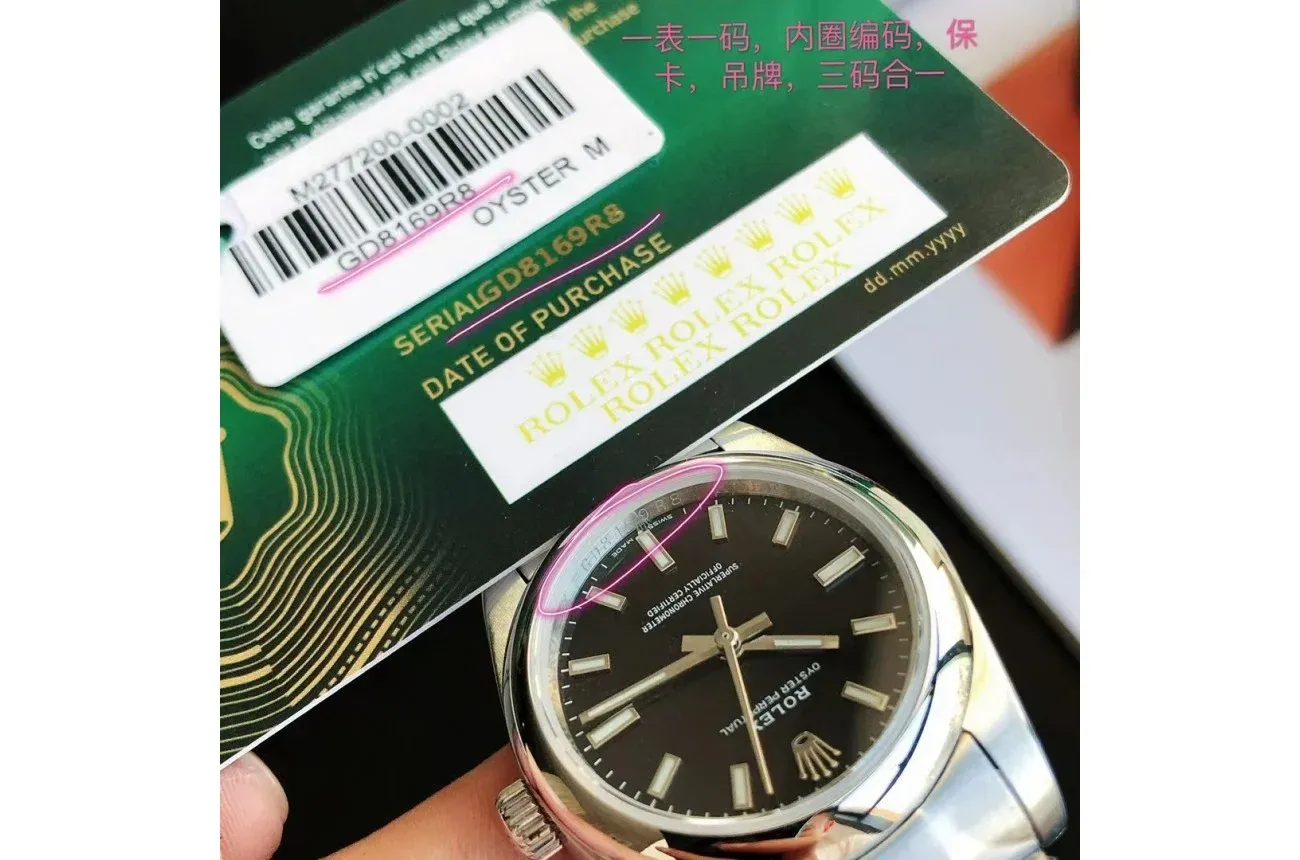 Couple Watches Rolex Oyster Perpetual 31/41mm SS/SS Black/Stk