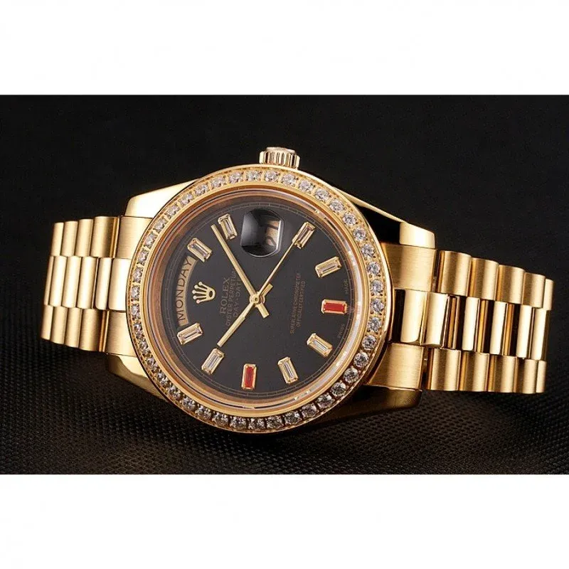 Superclone Rolex Day-Date 36mm Black Dial 1454101