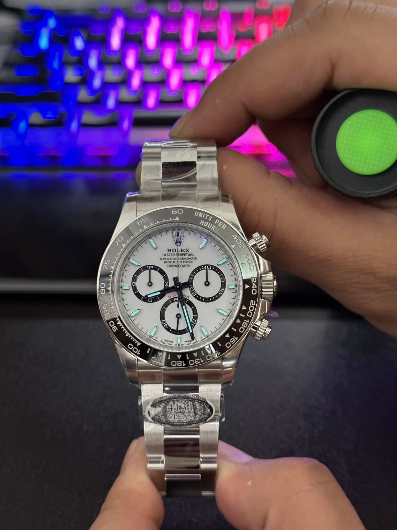 Superclone Rolex Daytona  Panda  40 mm White Dial 126500LN