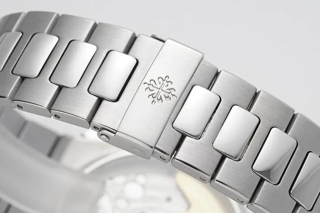 Patek Philippe 5980 Silver Chronograph Watch
