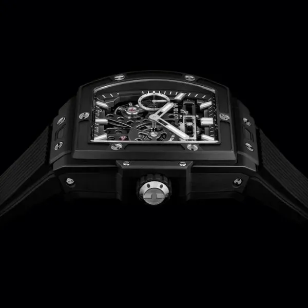 Hublot Spirit Of Big Bang Men Automatic Black Rubber Watch 614.CI.1170.RX
