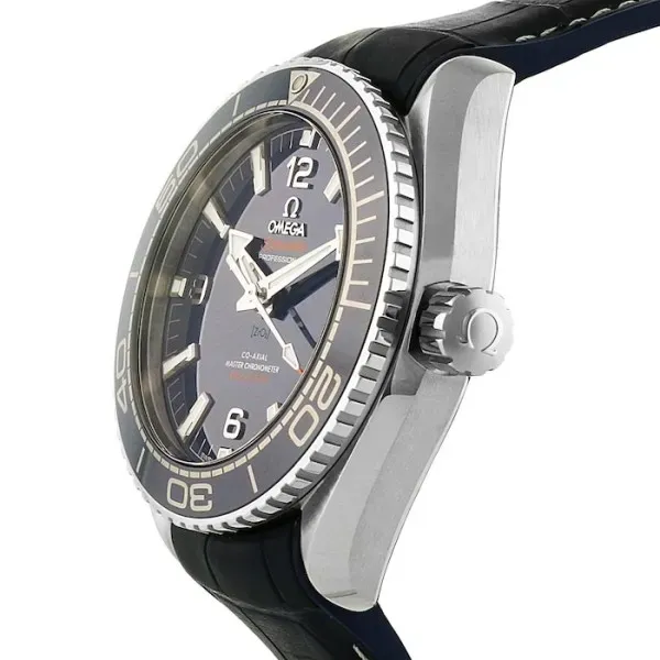 Omega Planet Ocean Men Automatic Blue Leather Watch O21533402003001