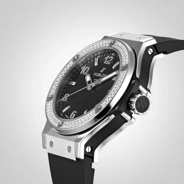 Hublot Big Bang Women Quartz Black Rubber Watch 361.SX.1270.RX.1104