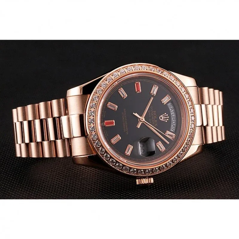 Superclone Rolex Day-Date 40mm Black Dial 1454102