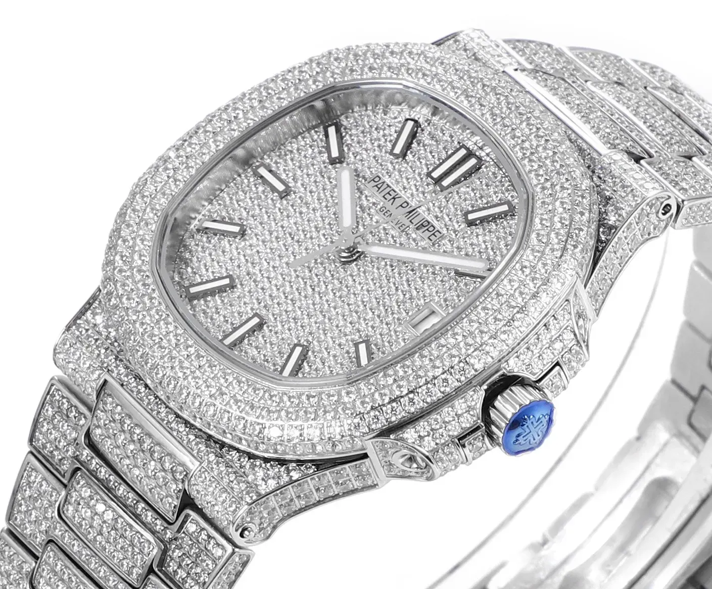 Patek Philippe Nautilus Full Star Platinum Watch