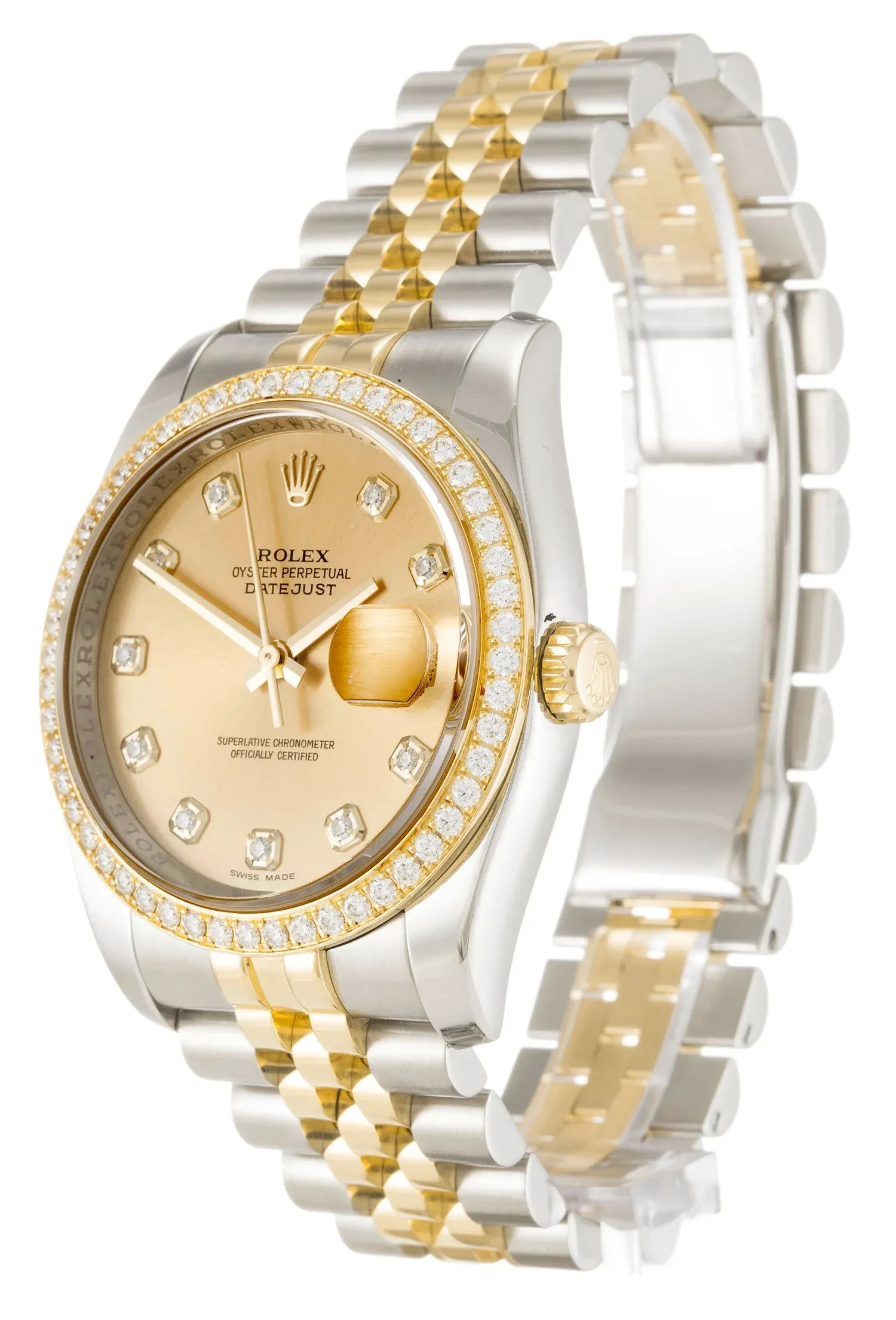 Rolex Datejust 36mm Champagne Dial 116243