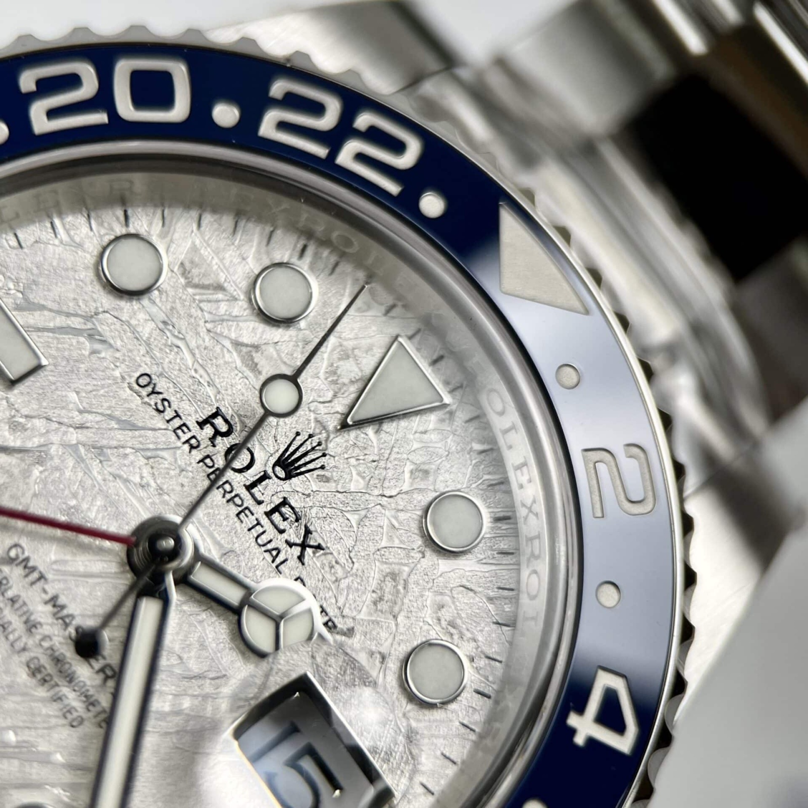 Superclone Rolex GMT-Master II Meteorite Dial 126719BLRO  Superman  Oyster