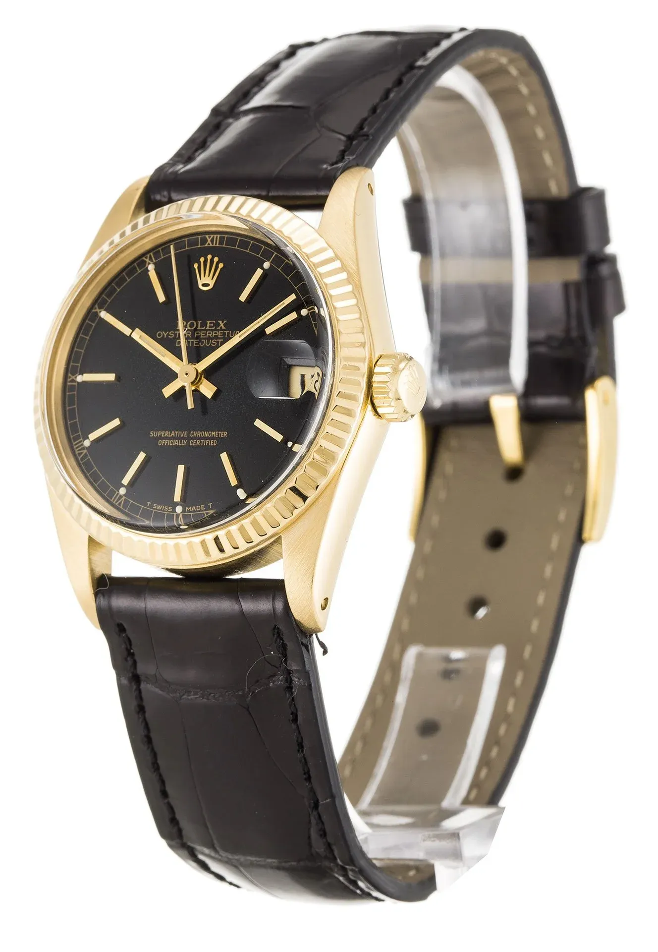 Rolex Datejust Mid-Size 31mm Black Dial 6827