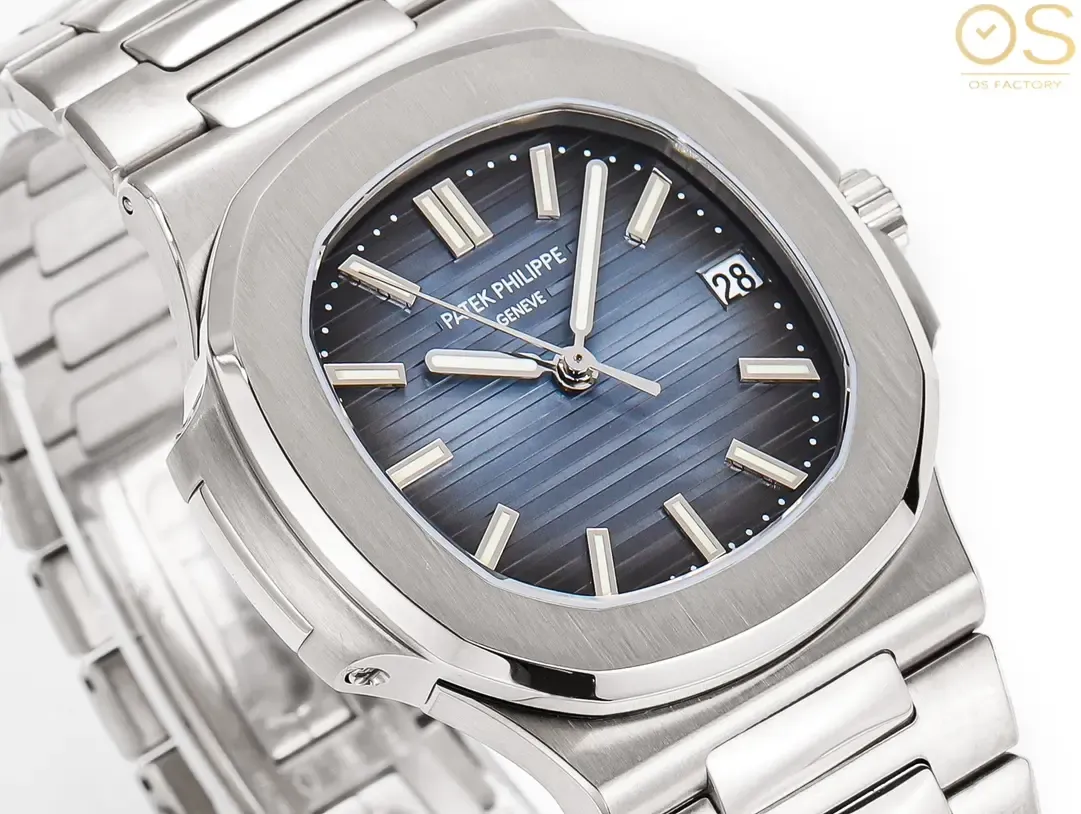 OSFactory Steel King Blue Nautilus Watch